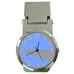 Blue and gray Saw Money Clip Watches