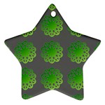 Atomic green Ornament (Star)