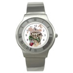 Pug Lover Coffee Stainless Steel Watch