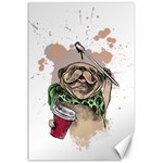 Pug Lover Coffee Canvas 24  x 36 