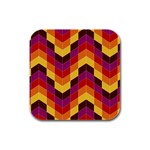 Geometric  Rubber Square Coaster (4 pack) 