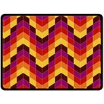 Geometric  Double Sided Fleece Blanket (Large) 