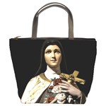 Virgin Mary Sculpture Dark Scene Bucket Bag