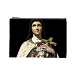 Virgin Mary Sculpture Dark Scene Cosmetic Bag (Large)