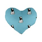 Diploma Pattern Standard 16  Premium Heart Shape Cushions