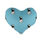 Diploma Pattern Standard 16  Premium Flano Heart Shape Cushions