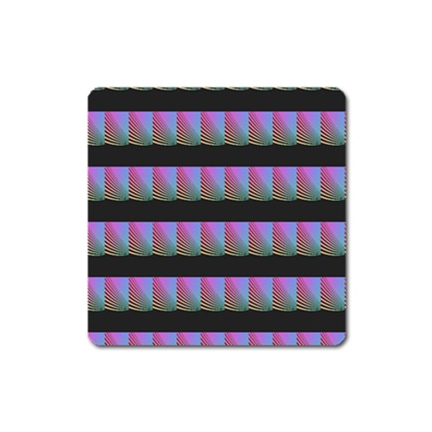 Digital Illusion Square Magnet from ArtsNow.com Front