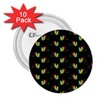 Digital Flowers 2.25  Buttons (10 pack) 