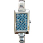 Abstract Illusion Rectangle Italian Charm Watch