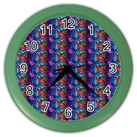 Abstract Illusion Color Wall Clock from ArtsNow.com Front