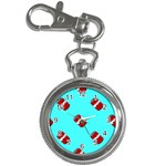 Soda Cans on blue Key Chain Watches