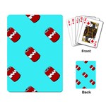 Soda Cans on blue Playing Cards Single Design (Rectangle)