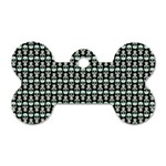 Skull Pattern Dog Tag Bone (Two Sides)