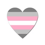 Demigirl Pride Flag LGBTQ Heart Magnet