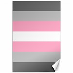 Demigirl Pride Flag LGBTQ Canvas 12  x 18 