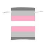 Demigirl Pride Flag LGBTQ Lightweight Drawstring Pouch (M)
