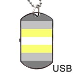 Deminonbinary Pride Flag LGBTQ Dog Tag USB Flash (One Side)