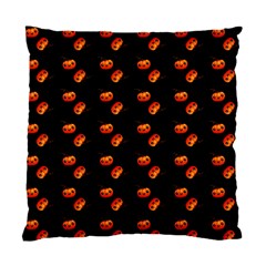 Kawaii Pumpkin Black Standard Cushion Case (Two Sides) from ArtsNow.com Front
