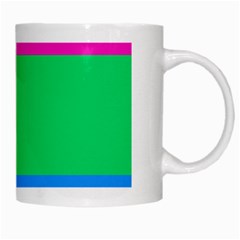 Polysexual Pride Flag LGBTQ White Mugs from ArtsNow.com Right