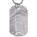 Wavy Blocks Dog Tag (Two Sides)