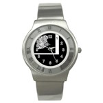 Patch Print Stainless Steel Watch