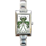 Miss Fern Rectangular Italian Charm Watch