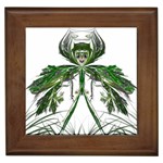 Miss Fern Framed Tile