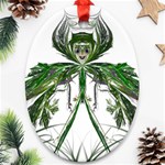 Miss Fern Ornament (Oval)