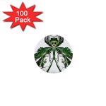Miss Fern 1  Mini Button (100 pack) 