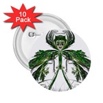 Miss Fern 2.25  Button (10 pack)