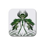 Miss Fern Rubber Coaster (Square)