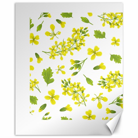 Yellow Flowers Canvas 11  x 14  from ArtsNow.com 10.95 x13.48  Canvas - 1