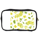 Yellow Flowers Toiletries Bag (Two Sides)