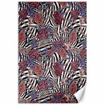 Zebra Chain Pattern Canvas 24  x 36 