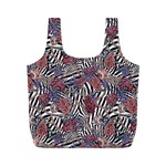 Zebra Chain Pattern Full Print Recycle Bag (M)