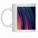 Metallic rainbow White Mugs