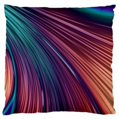 Metallic rainbow Standard Flano Cushion Case (Two Sides) from ArtsNow.com Back