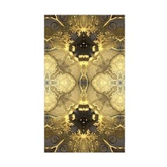 Black and gold Duvet Cover Double Side (Single Size) from ArtsNow.com Back