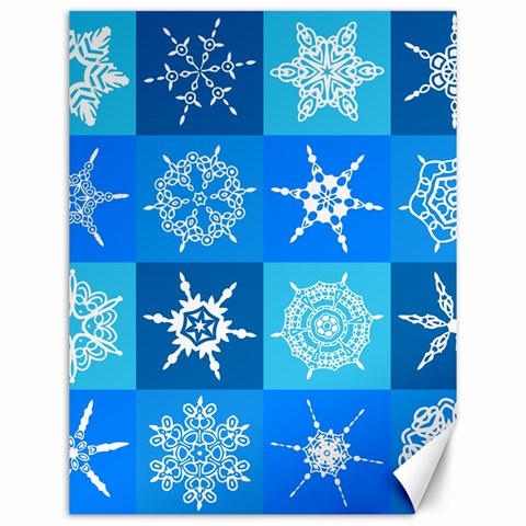 Snowflakes Canvas 12  x 16  from ArtsNow.com 11.86 x15.41  Canvas - 1