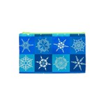 Snowflakes Cosmetic Bag (XS)