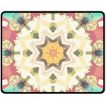 Cute kaleidoscope Fleece Blanket (Medium) 