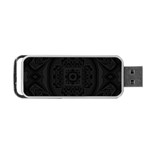 Black and gray Portable USB Flash (One Side)
