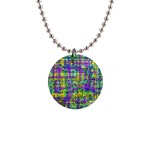 Mosaic Tapestry 1  Button Necklace