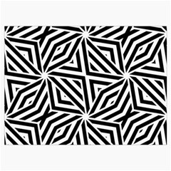 Black and white abstract lines, geometric pattern Roll Up Canvas Pencil Holder (L) from ArtsNow.com Front