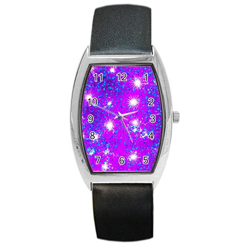 Privet Hedge with Starlight Barrel Style Metal Watch from ArtsNow.com Front