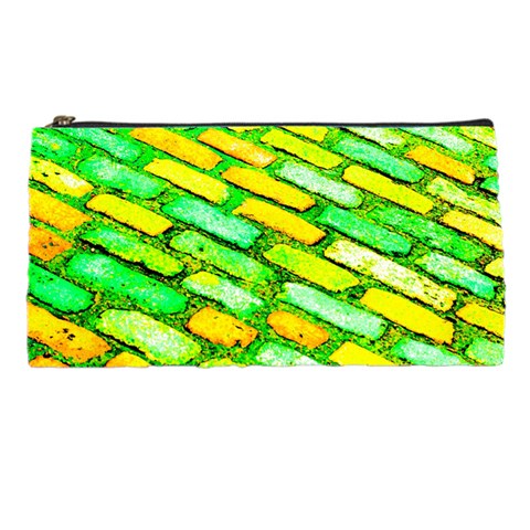 Diagonal street cobbles Pencil Case from ArtsNow.com Front