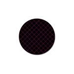 Pink Net on black Golf Ball Marker (4 pack)