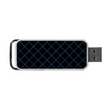 Blue Net on black Portable USB Flash (Two Sides)