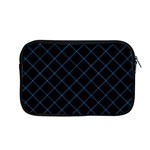 Blue Net on black Apple MacBook Pro 13  Zipper Case