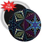 Ornate star 3  Magnets (10 pack) 